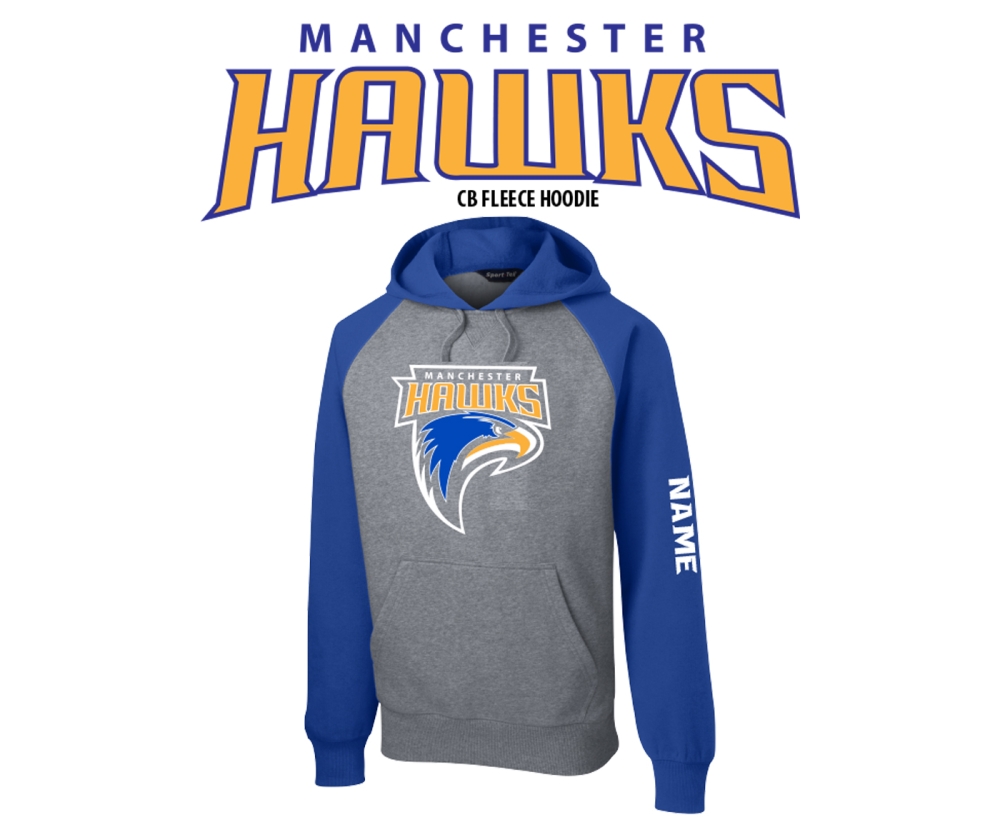 2021 MANCHESTER HAWKS CB FLEECE HOODIE by PACER