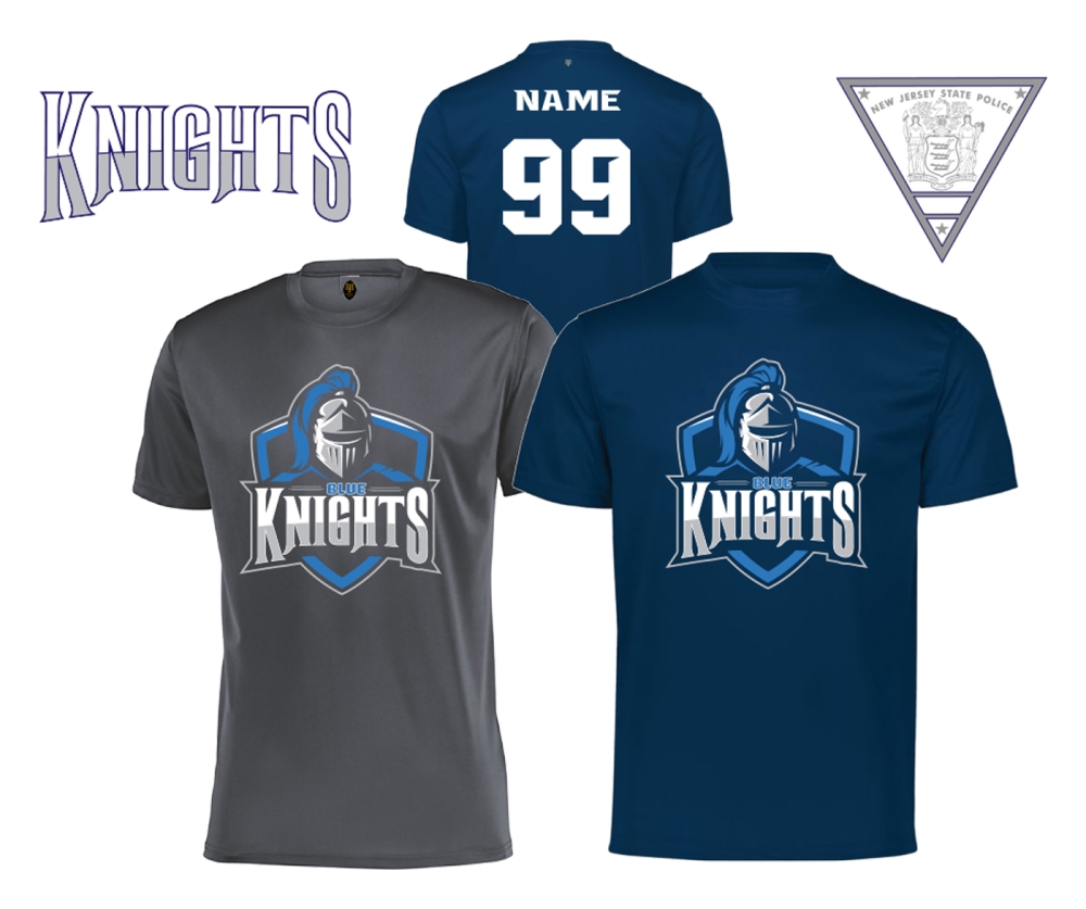 BLUE KNIGHTS 100% SUBLIMATED PERFORMANCE SHORT SLEEVE PLAYERS TEE by PACER