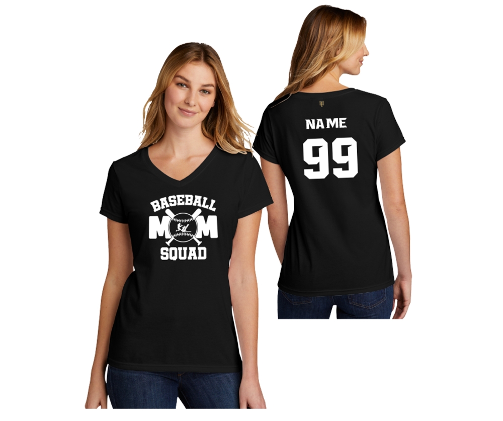 JLL OFFICIAL MOM SQUAD V-NECK TEE by PACER