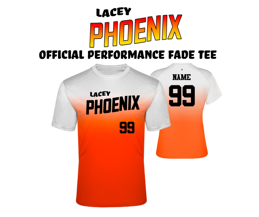 LACEY PHOENIX PERFORMANCE FADE TEE by PACER