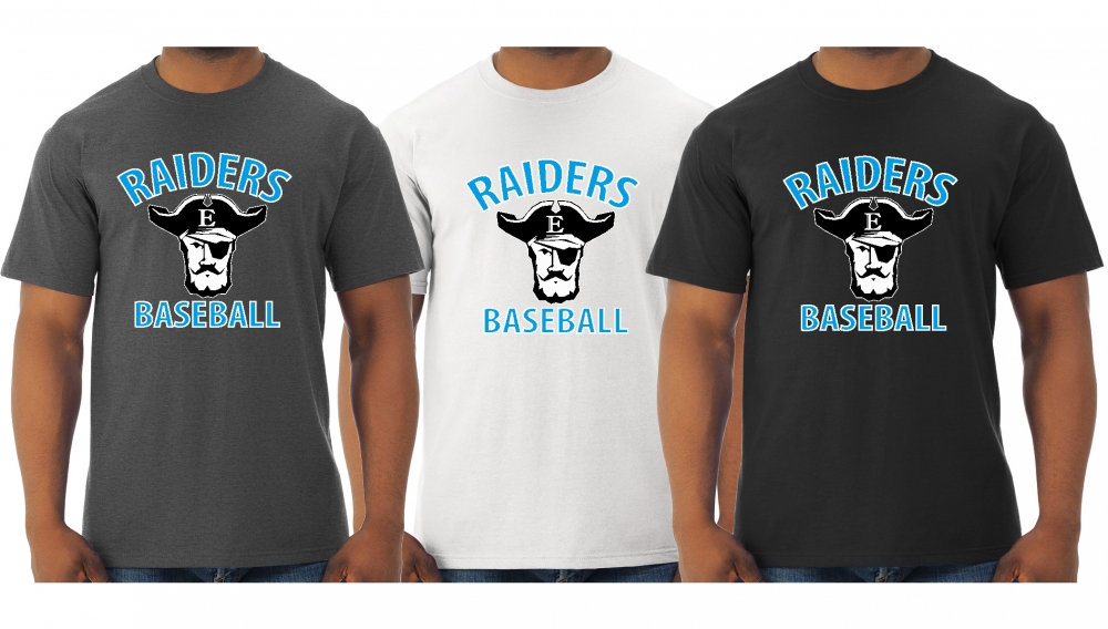 RAIDERS BASEBALL OFFICIAL QUICK-DRI TEE SHIRTS by PACER