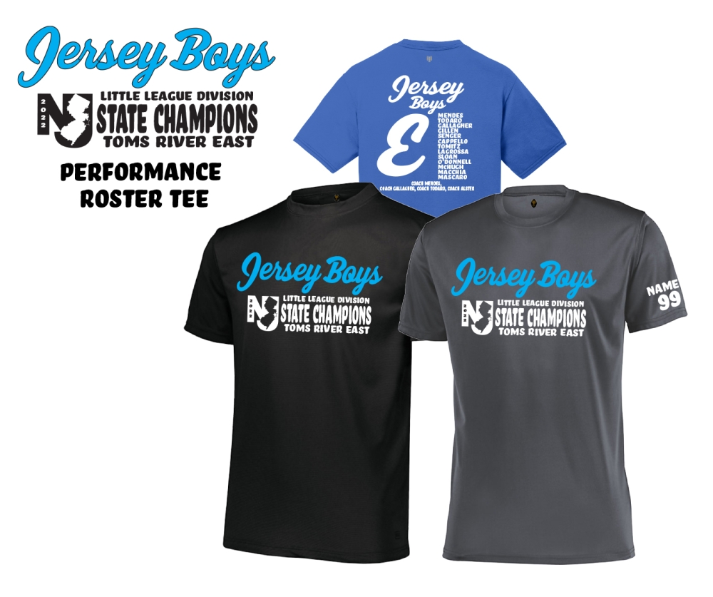 2022 TRELL JERSEY BOYS STATE CHAMPS ROSTER TEE COLLECTION by PACER