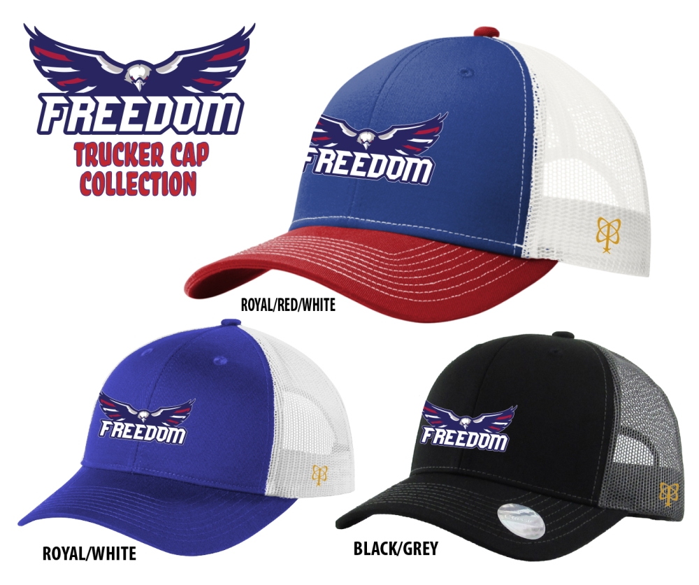 FREEDOM EMBROIDERED TRUCKER HAT COLLECTION by PACER