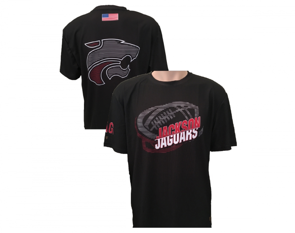OFFICIAL 2017 JACKSON JAGUARS FOOTBALL PERFORMANCE TRAINING TEE  by PACER