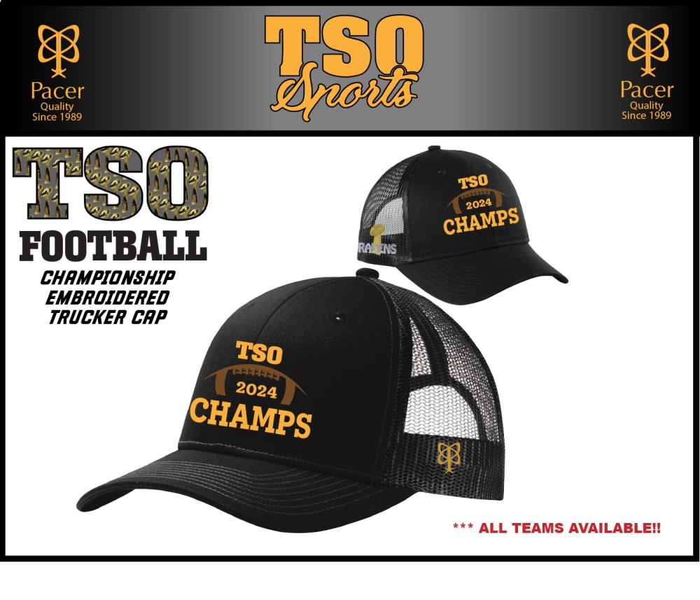 TSO CHAMPIONSHIP EMBROIDERED TRUCKER CAP by PACER