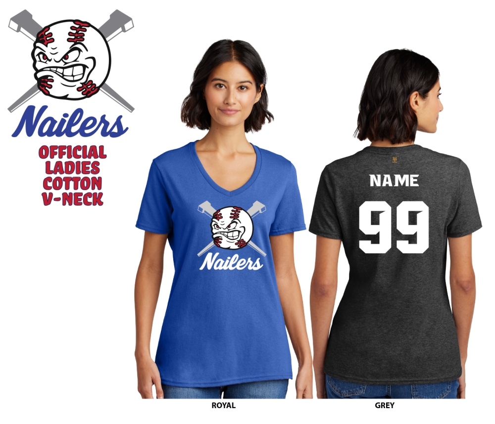 NAILERS OFFICIAL COTTON V-NECK COLLECTION by PACER