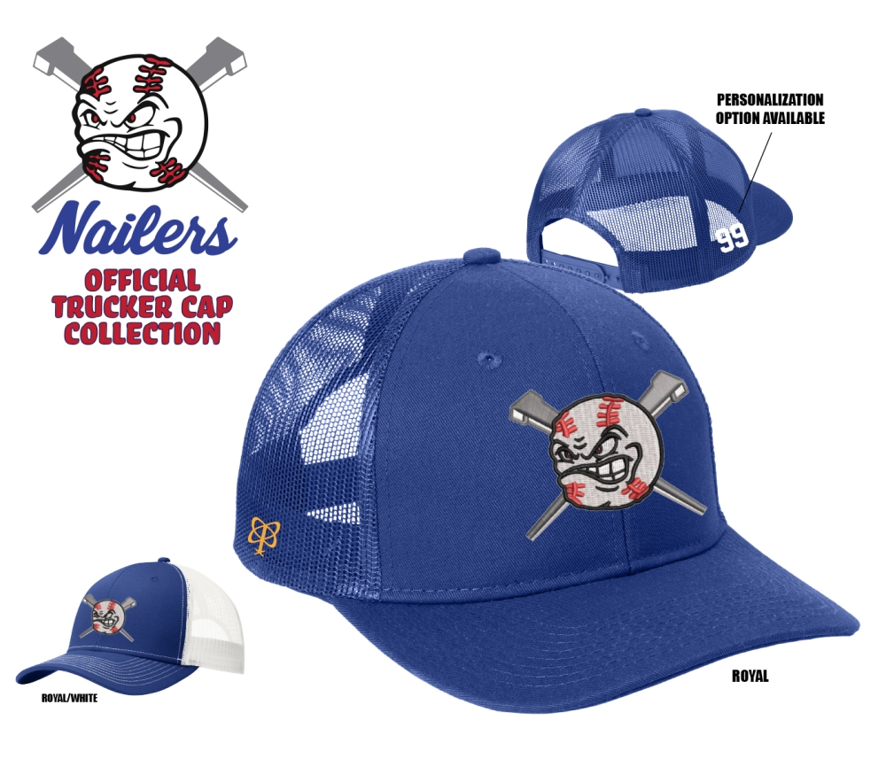 NAILERS EMBROIDERED TRUCKER CAP COLLECTION by PACER