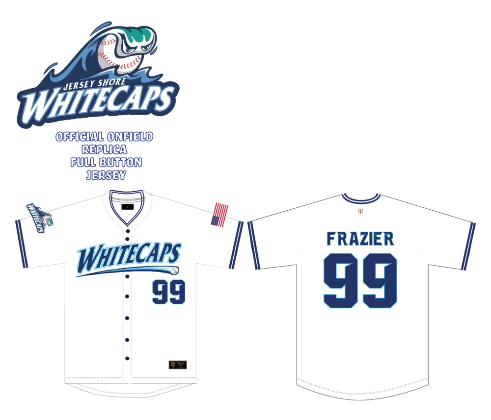 WHITECAPS OFFICIAL ON-FIELD FULL BUTTON GAME JERSEY by PACER