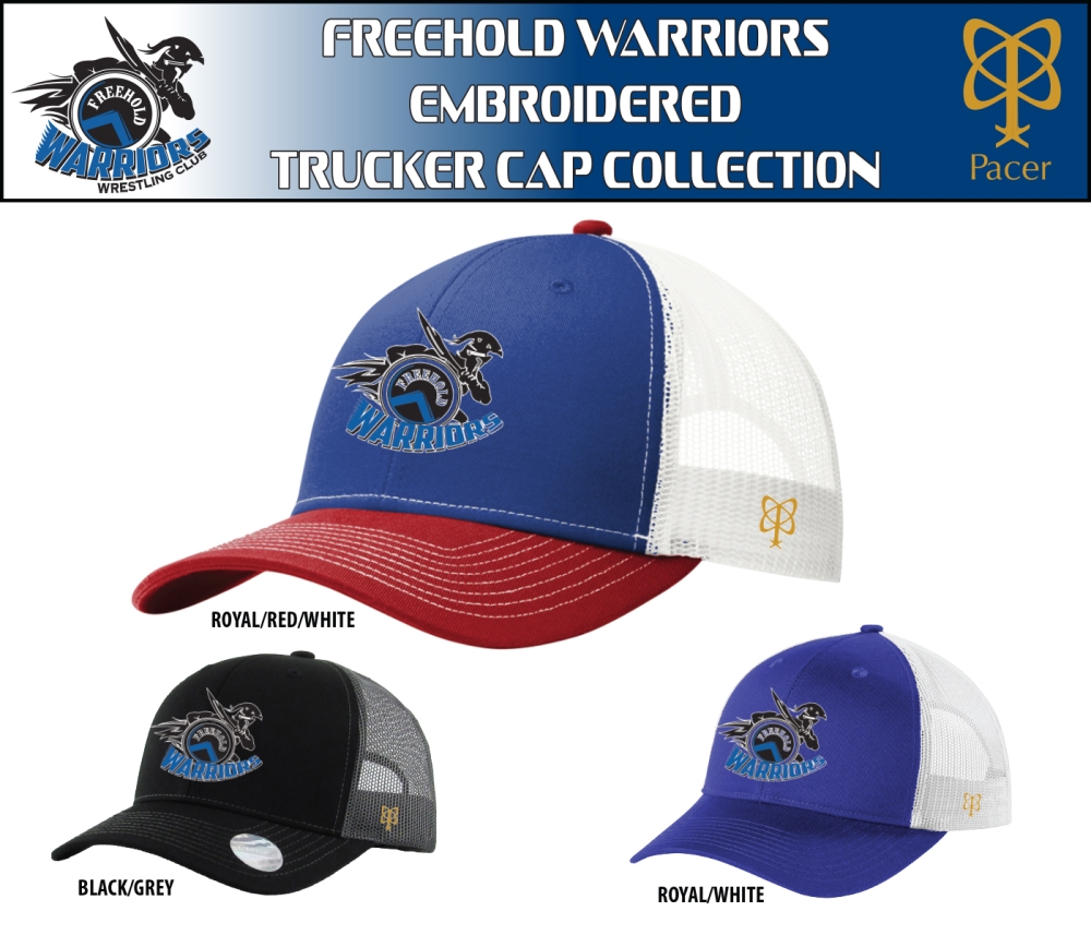 WARRIORS EMBROIDERED TRUCKER CAP COLLECTION by PACER