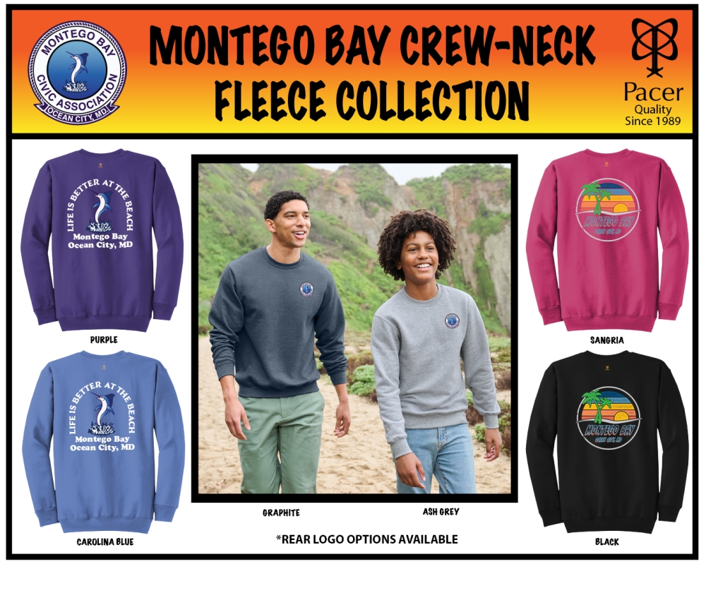 MONTEGO BAY CREW-NECK FLEECE COLLECTION by PACER