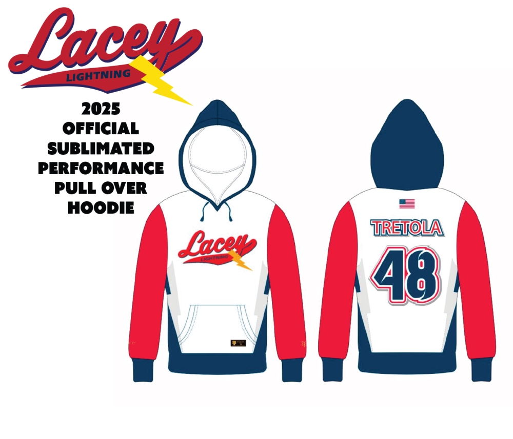 LIGHTNING OFFICIAL 2025 SUBLIMATED PERFORMANCE HOODIE by PACER