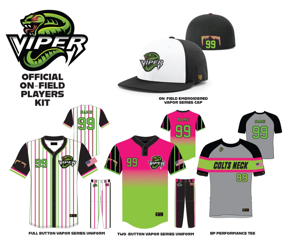 PIT-VIPERS 2025 ON-FIELD PLAYERS KIT by PACER