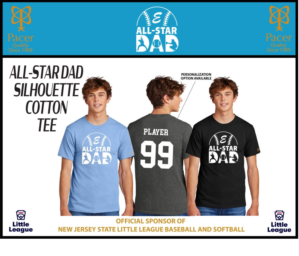 TRELL OFFICIAL ALL-STAR DAD SILHOUETTE COTTON TEE COLLECTION by PACER