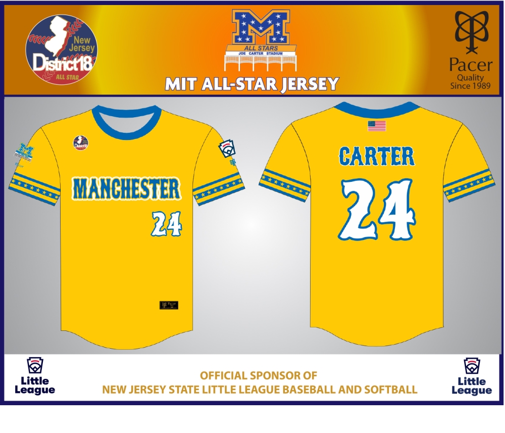 MLL 2025 MIT MAJORS ALL-STAR PLAYERS JERSEY by PACER