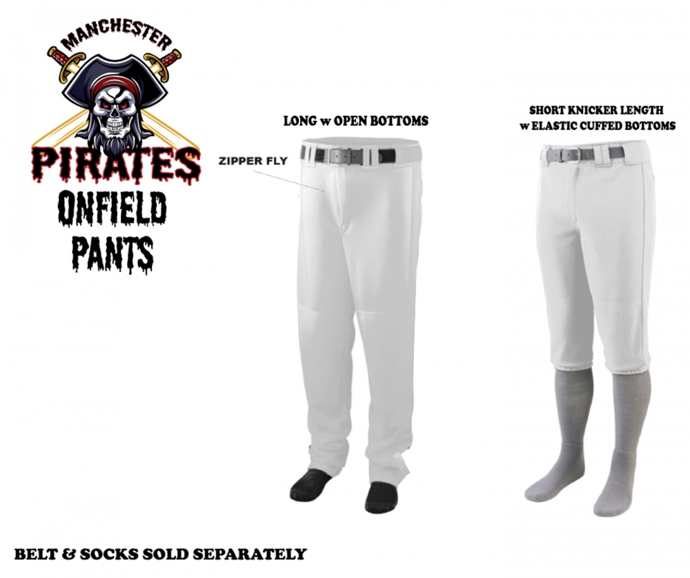MANCHESTER PIRATES OFFICIAL ON-FIELD PANTS by PACER