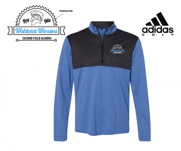 WALDWICK HIGH SCHOOL 2nd FIELD ALUMNI 1/4 ZIP LONG SLEEVE PULLOVER  by adidas