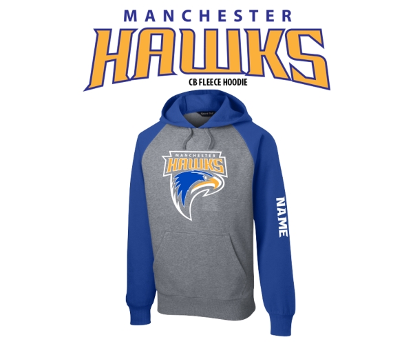 MANCHESTER HAWKS CB FLEECE HOODIE by PACER
