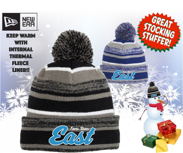 2021 TOMS RIVER EAST NEW ERA EMBROIDERED CUFF KNIT w THERMAL LINER by PACER