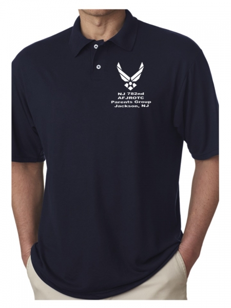 OFFICIAL AIR FORCE JR ROTC 782nd PARENTS GROUP POLO by PACER