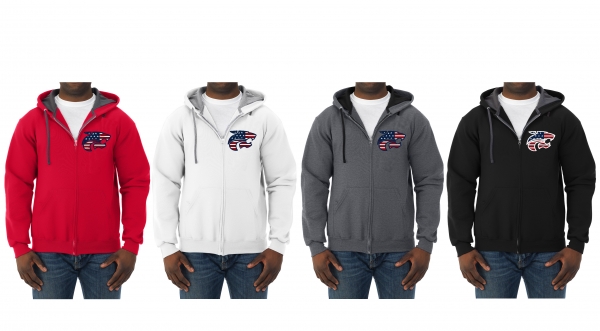 JAGS STARS & STRIPES OFFICIAL TEAM FULL ZIP HOODED JACKETS by PACER