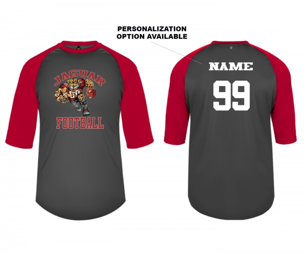 JMHS FOOTBALL HD MASCOT PERFORMANCE 3 QTR SLEEVE TRAINING JERSEY  by PACER