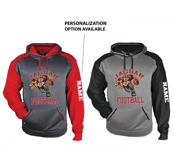 JMHS FOOTBALL HD MASCOT PULL-OVER PREMIUM FLEECE HOODIE by PACER