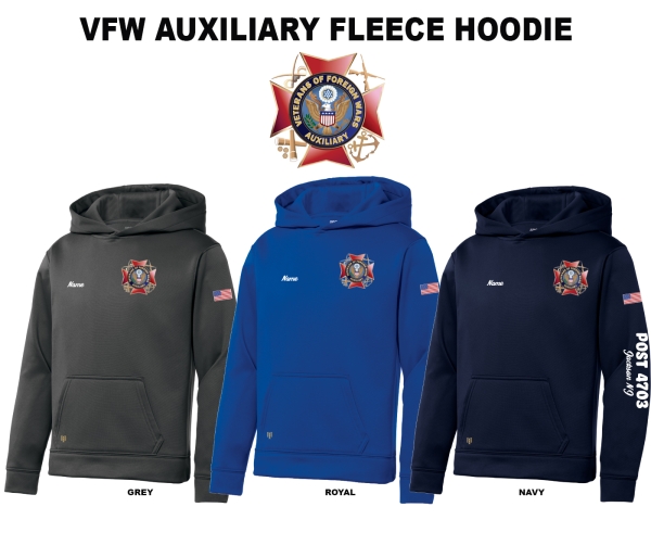 VFW AUXILIARY FLEECE HOODIE COLLECTION by PACER