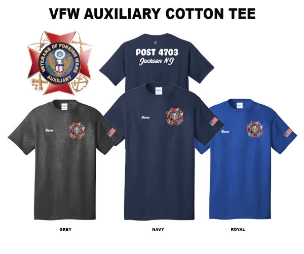 VFW AUXILIARY COTTON TEE COLLECTION by PACER