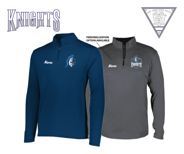 BLUE KNIGHTS 1/4 ZIP LONG SLEEVE PERFORMANCE CAGE JERSEY  by PACER