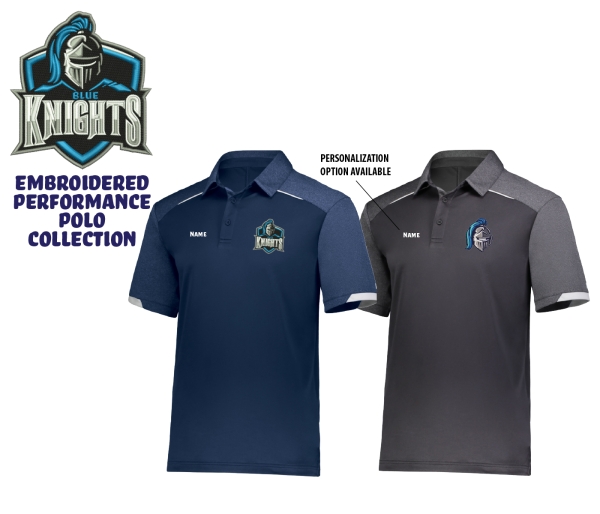KNIGHTS EMBROIDERED PERFORMANCE POLO COLLECTION by Pacer