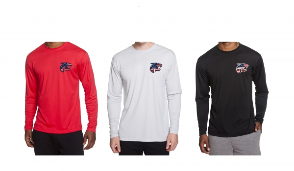 JAGS STARS & STRIPES OFFICIAL TEAM PERFORMANCE QUICK-DRY LONG SLEEVE SHIRTS by PACER