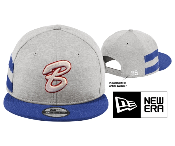 BOMBERS SHADOW HEATHER SNAP-BACK CAP by New Era