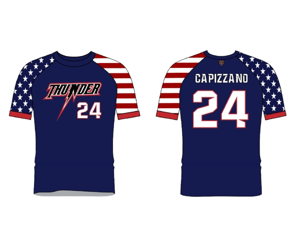 THUNDER OFFICIAL STARS & STRIPES PERFORMANCE TEE by PACER