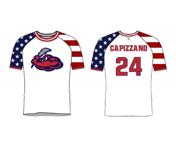 THUNDER OFFICIAL ON-FIELD STARS & STRIPES PERFORMANCE JERSEY by PACER
