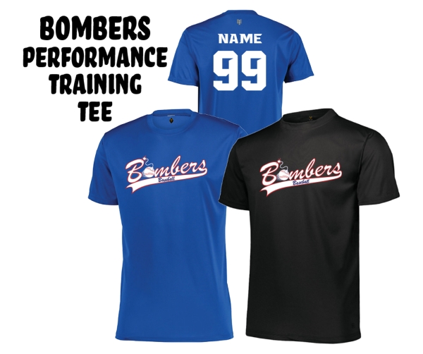 BOMBERS OFFICIAL ON-FIELD PERFORMANCE TRAINING TEE by PACER