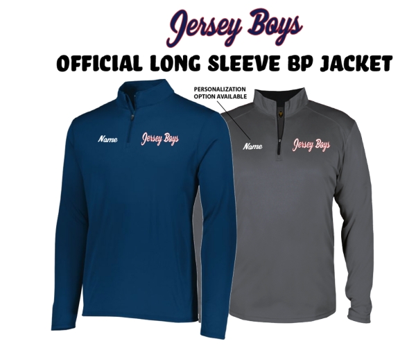JERSEY BOYS 1/4 ZIP LONG SLEEVE PERFORMANCE CAGE JERSEY  by PACER
