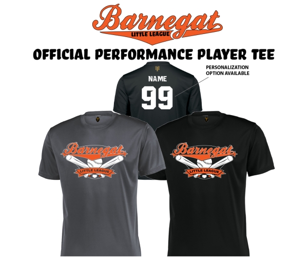 BARNEGAT LITTLE LEAGUE PERFORMANCE SS PLAYERS TEE by PACER