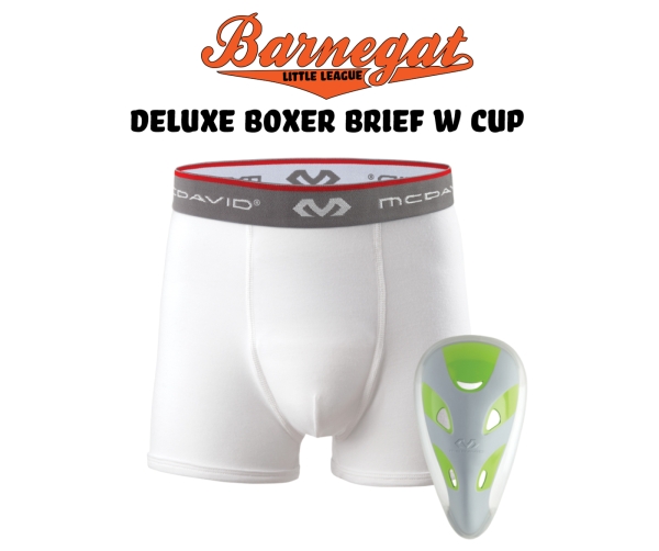 DELUXE BOXER BRIEF ATHLETIC SUPPORTER w CUP by Pacer