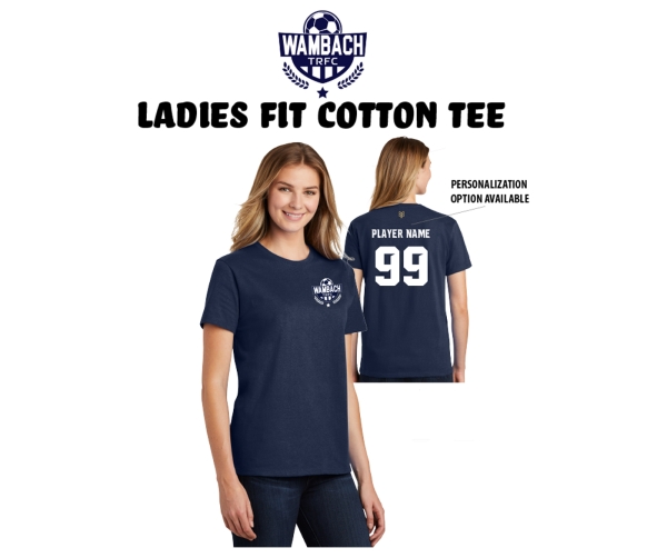 WAMBACH TRFC LADIES FIT SHORT SLEEVE COTTON TEE by PACER