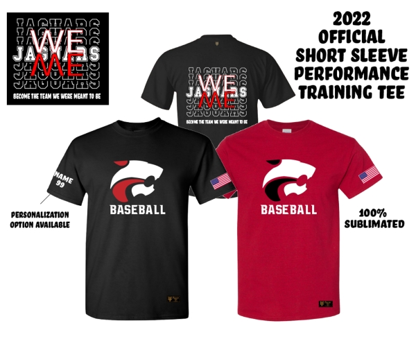 JAGUAR BASEBALL SHORT SLEEVE TRAINING TEE COLLECTION by PACER