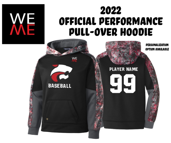 NEW FOR 2022!! JAGUARS BASEBALL PERFORMANCE FLEECE HOODIE by PACER