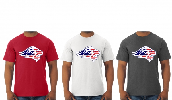 LIONS OFFICIAL STAR'S & STRIPES QUICK-DRI TEE SHIRTS by PACER