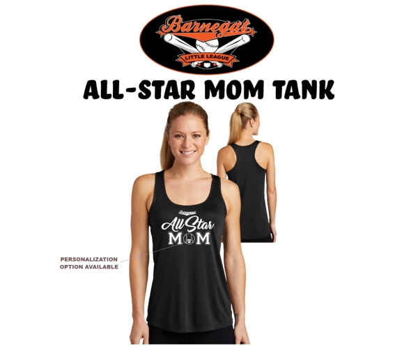 BARNEGAT LITTLE LEAGUE OFFICIAL ALL-STAR MOM RACERBACK TANK by PACER