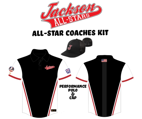 JACKSON LITTLE LEAGUE 2022 ALL-STAR COACHES KIT by PACER