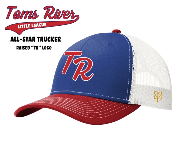 TOMS RIVER LITTLE LEAGUE ALL-STAR INTERLOCKING TR TRUCKER CAP by PACER