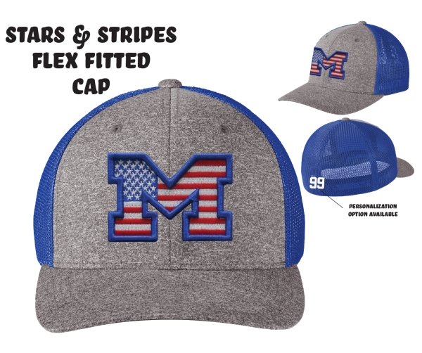MLL OFFICIAL STARS & STRIPES PREMIUM FITTED PERFORMANCE MESH CAP by Pacer