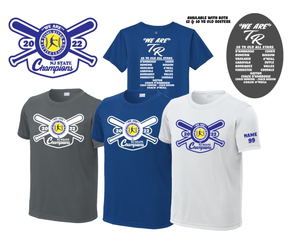 2022 TRLL WE ARE TR STATE CHAMPS TEE COLLECTION