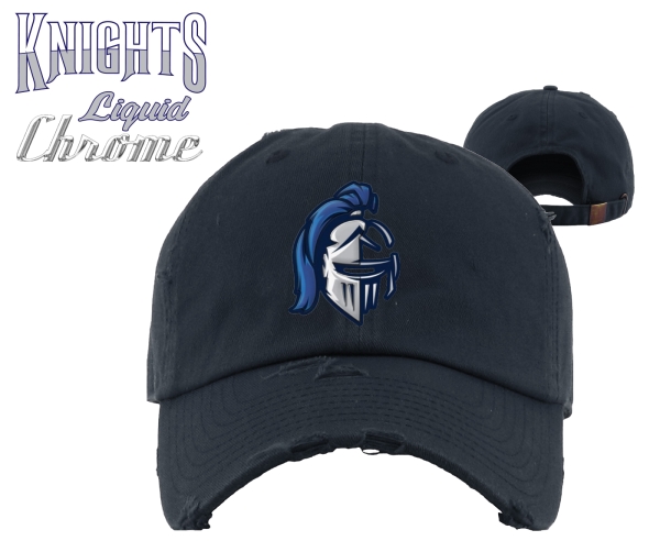 BLUE KNIGHTS LIQUID CHROME DISTRESSED CAP by PACER