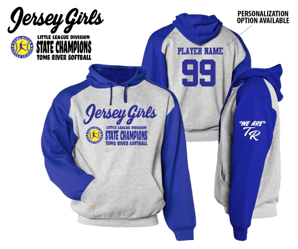 TRLL JERSEY GIRLS STATE CHAMPS CB FLEECE HOODIE by PACER