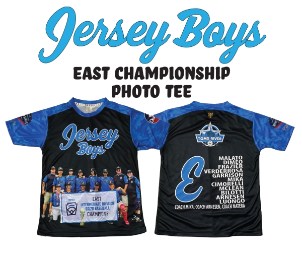TRELL 2022 JERSEY BOYS EAST CHAMPS PERFORMANCE PHOTO TEE  by PACER